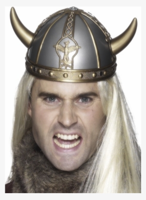 Smiffy's Viking Pvc Helmet With Horns