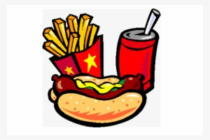 American Foods - Foods And Drinks Cartoon