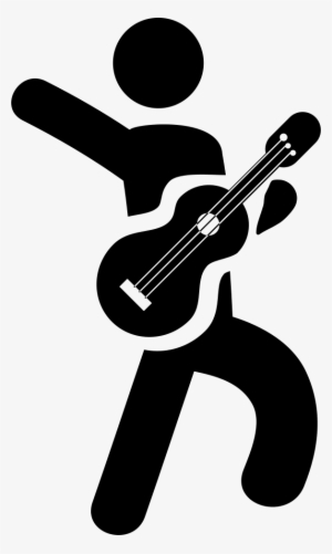 Guitar Player - - Playing Instrument Icon Png