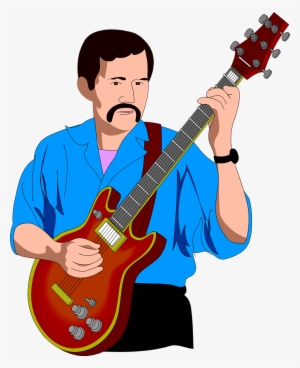 Svg Royalty Free Library Free Clipart Playing - Playing Guitar Clipart Png
