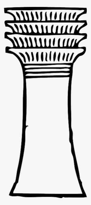 outline, roman, column, greek, structure, columns - pillar clip art