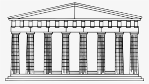 Ancient Greece Ancient Greek Architecture Doric Order - Greek Architecture Clipart