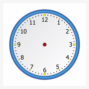 Frameworks™ Dry Erase Blank Clock Face Static Cling - Colourful Clocks Without Hands