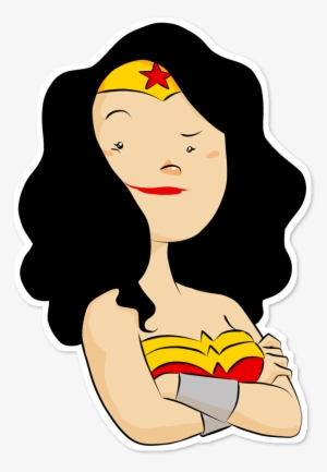 Adesivo Mulher Maravilha De Jacqueline Limana - Wonder Woman
