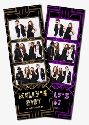great gatsby strips - gatsby photo booth template