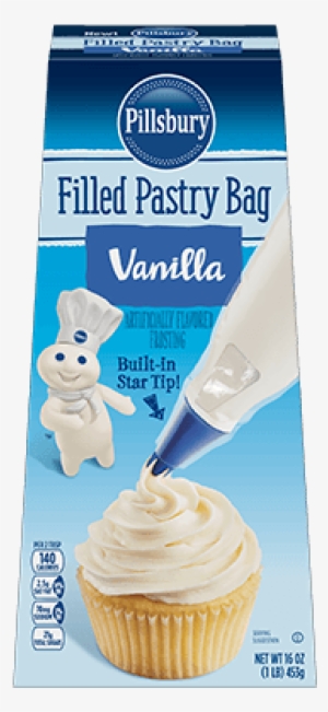 filled pastry bag vanilla flavored frosting - pillsbury filled pastry bag
