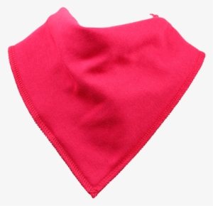 Red Bandana Bib With Heart - Handkerchief