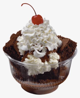 Brownie Sundae At Bruster's - Ice Cream Sundae Png