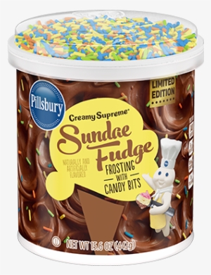Creamy Supreme® Sundae Fudge Frosting With Candy Bits - Pillsbury Creamy Supreme