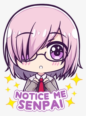 If You Want Senpai To Notice You, Or Report Someone - Cartoon