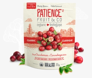 patience fruit & co. organic dried cranberries
