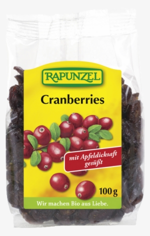 Order Online - Rapunzel Organic Dried Cranberries, 100g