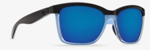 Costa Anaa Womens Sunglasses - Costa Del Mar Anaa Blue Mirror Glass 580g Shiny...