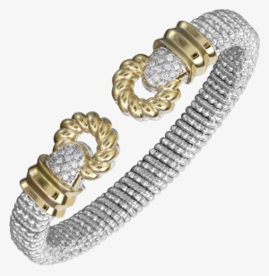 Designer Open Band Diamond Bracelet Designed By Alwand - Bracelet