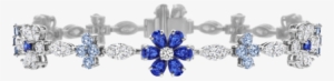 Forget Me Not By Harry Winston, Sapphire And Diamond - Forgetmenot Bracelet