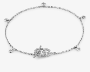 Gucci Jewellery - Gucci Double G Bracelet With Diamonds, 6.7 Inches,