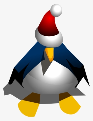 Santa Hat Experimental Penguins Ingame Sprite - Club Penguin Beta Hat Ingame