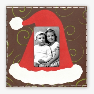 Santa Hat Bark - Santa's Hat Picture Frame In Bark