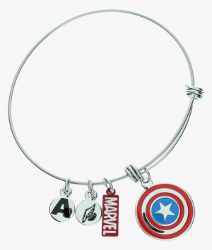 Captain America Shield Logo Charm Bracelet - Zing Shield Captain America