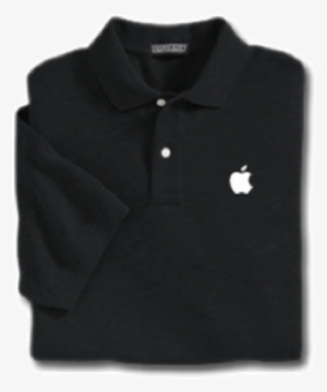 Black Apple Polo Shirt - Black
