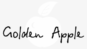 Golden Apple Logo Black And White - Paulo Coelho Aleph