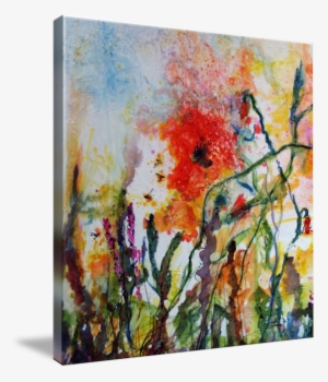 Go To Image - Gallery-wrapped Canvas Art Print 44 X 44 Entitled Abstract