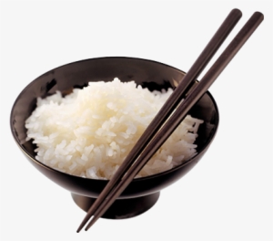 chopsticks and rice