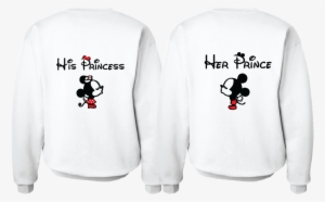 500159 Her Prince Little - His Hers T Shirt