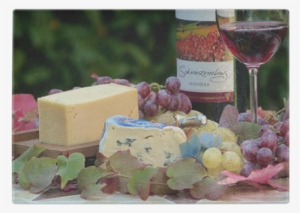 Wine And Cheese Cutting Board - Wine