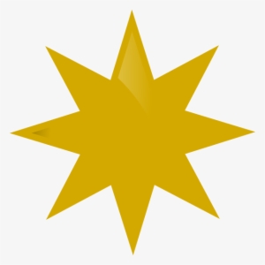 Large Gold Star Clipart - Star Png
