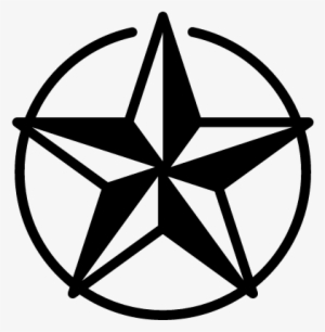 Star Inside Circle Vector - Estrella En Un Circulo