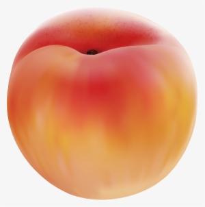 Peach Clipart Friuts - Clip Art