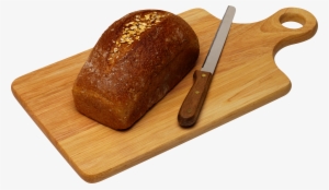Bread Png Picture - Cutting Board Transparent Background