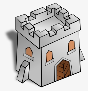 Big Image - Square Keep Castle Cartoon