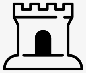 Sand Castle Vector - Png Castle Tower Logo