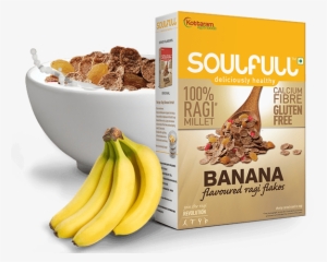 Buy Soulfull Ragi Flakes-bannana Flavoured Online At - Soulfull Banana Flavoured Ragi Flakes, 300g
