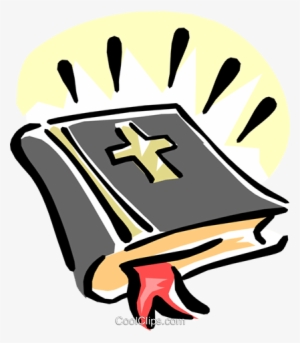 Holy Bible Royalty Free Vector Clip Art Illustration - Clip Art Bible