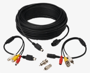 Universal 100ft Security Camera Extension Cable - Cctv Camera Wire Png