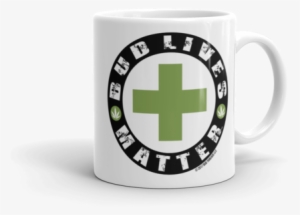 Bud Lives Matter-green Cross Mug - Coffee Cup