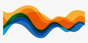 Abstract Wave Png Pic - Free Orange And Blue Background