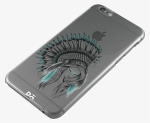 Dailyobjects Indian Headdress Clear Case For Iphone - Coque Silicone Pour Iphone 5 5s - Coiffe Indienne -
