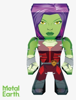 Metal Earth Legends Mini Caricature Model - Gamora