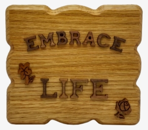 Large Rectangular Wooden Plaque - Plywood