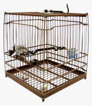 Small Square Walking Bird Cage Item Number：ch-1116 - Square Cage Bird Bamboo