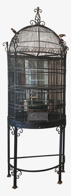 Viyet Designer Furniture Accessories Vintage Large - Bird Cage Stand Png