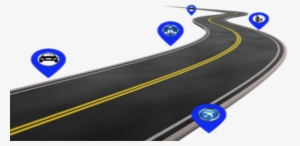 Curved Road Png Download - Chauffeur