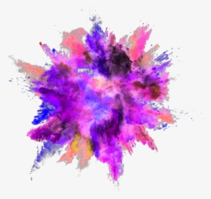 Explosion Color Powder Dust - Color Powder Explosion Png