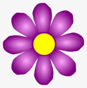 watercolor flower clipart - png flower purple clipart