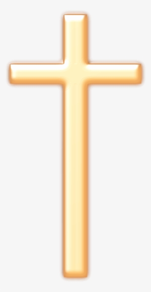 Golden Cross Clipart - Cross