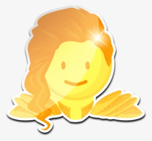 Golden Heavy Cross - Cartoon